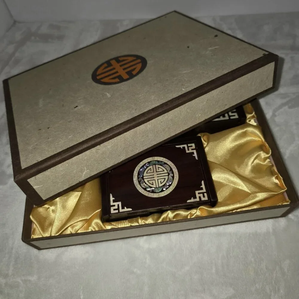 Subokmun Korean Business Card Holder and Pen Holder Gift SET